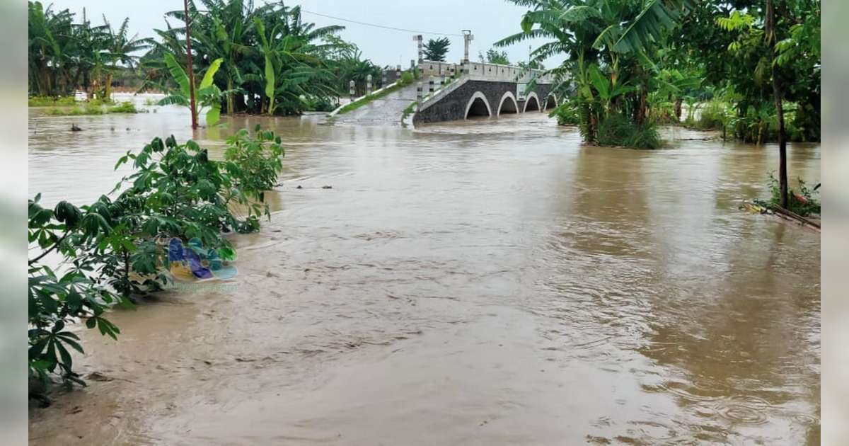 Sungai Pacal Bojonegoro Meluap, Beberapa Desa Ini Terendam Banjir