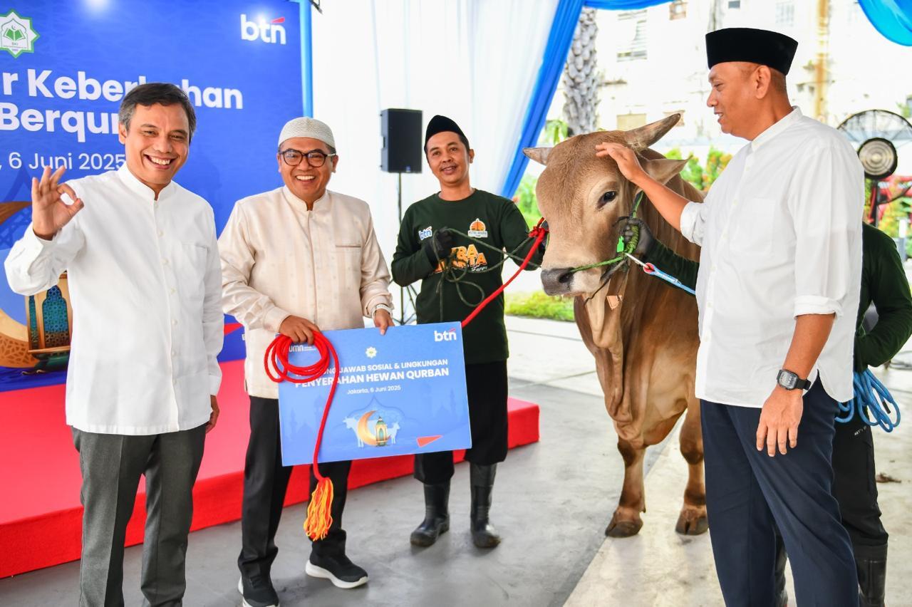 BTN Tebar Keberkahan Idul Adha dengan Sumbangkan 587 Hewan Kurban ke Masyarakat