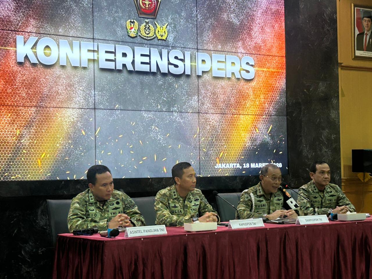 Oknum TNI AL dan AU Ditangkap, Puspom TNI Ungkap Identitas Penyerang Aktivis Kontras dengan Air Keras